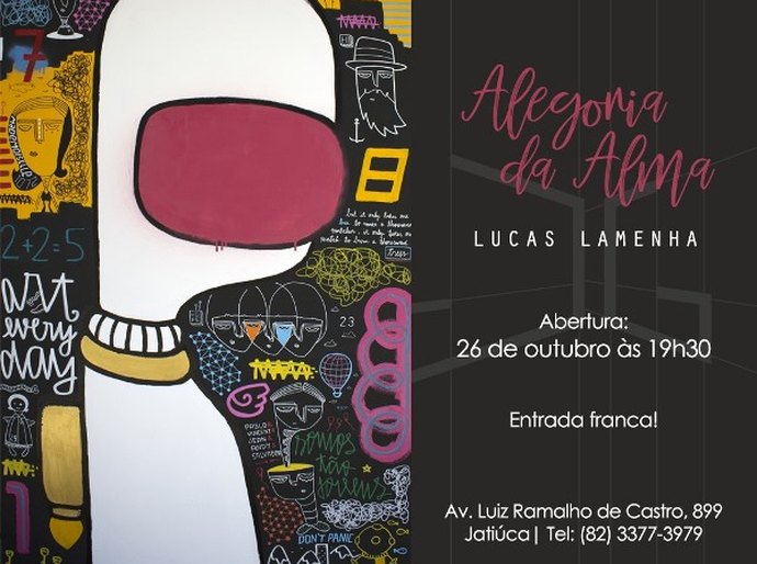 Lucas Lamenha apresenta primeira exposição individual em Alagoas