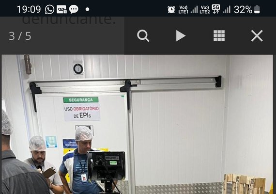 Vigilância Sanitária apreende uma tonelada de carne vencida em supermercado na Serraria