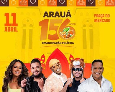 ARAUÁ 156 ANOS - EMANCIPAÇÃO