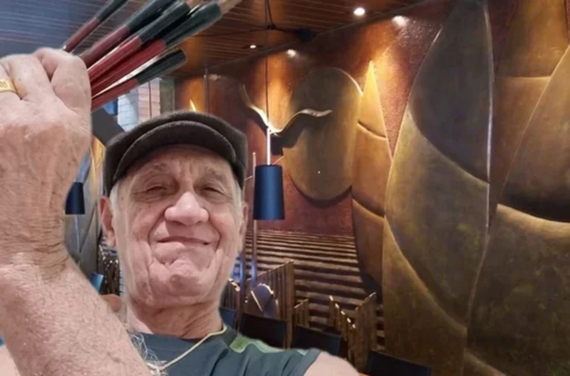 Mural de Paulo Alencar é resgatado após intervenções no Iate Clube Pajuçara