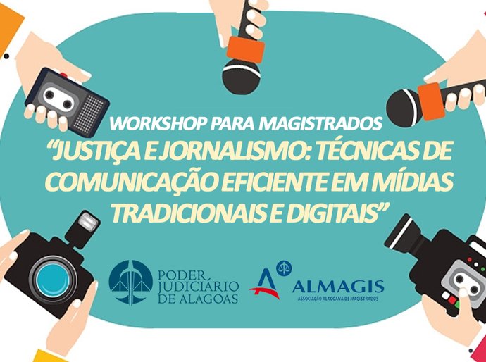 Inscrições para workshop 'Justiça e Jornalismo' terminam nesta sexta-feira