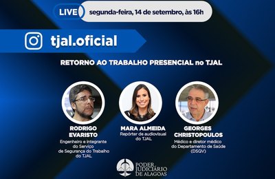 Dicom promove live sobre atividades presenciais no Judiciário, nesta segunda (14), às 16h