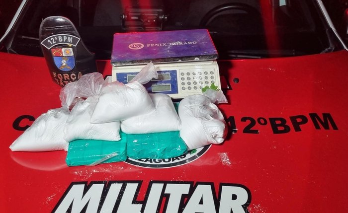 Droga apreendida em ação das forças de segurança de Alagoas Droga apreendida em ação das forças de segurança de Alagoas