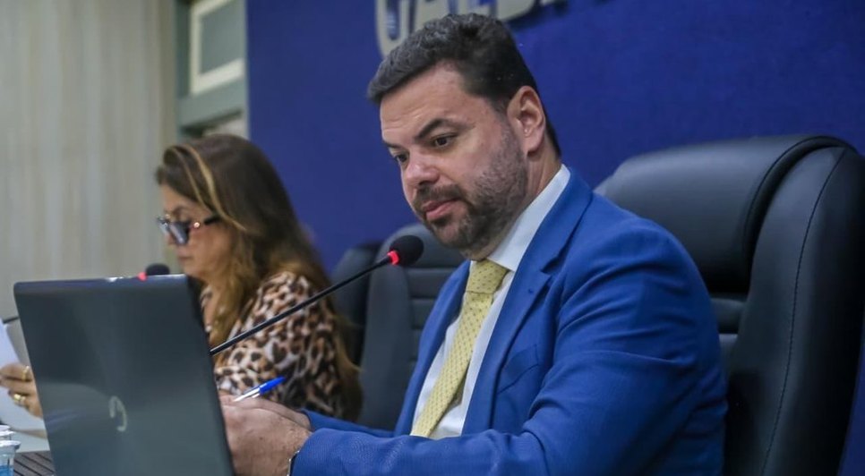 O presidente da Câmara, Chico Filho, é um dos candidatos a deputado federal pelo PSDB. - Foto: Dicom CMM