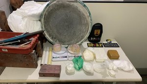 Polícia fecha laboratório utilizado para refinar cocaína em Nossa Senhora do Socorro / Foto: Foto: SSP/Divulgação