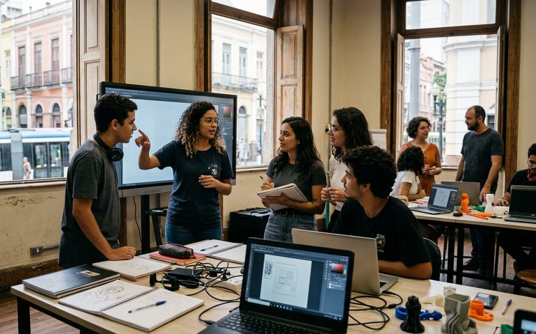 Escola Brasileira de Arte e Tecnologia inicia atividades presenciais no Centro do Rio