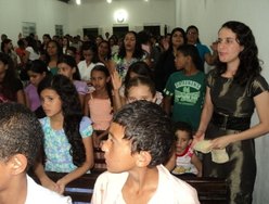 Culto em agradecimento a Deus pelo centenário da igreja