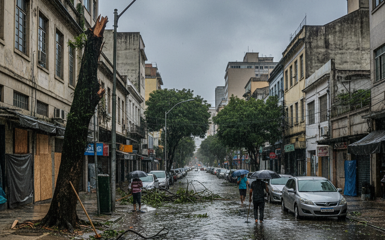 Cidade de SP permanece em alerta para chuvas intensas no fim de semana