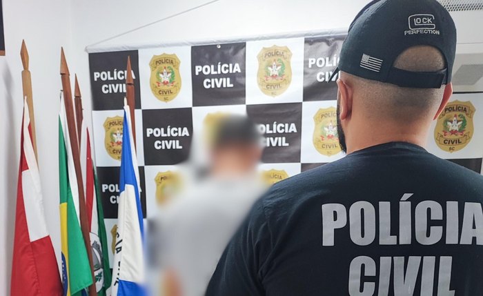 Homem foi preso em Santa Catarina