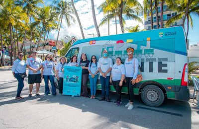 Dia Nacional de Combate ao Trabalho Infantil é comemorado com ação na Orla de Maceió