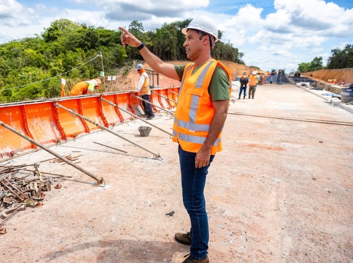 Linha Verde avança e chega ao Antares com 80% das obras concluídas