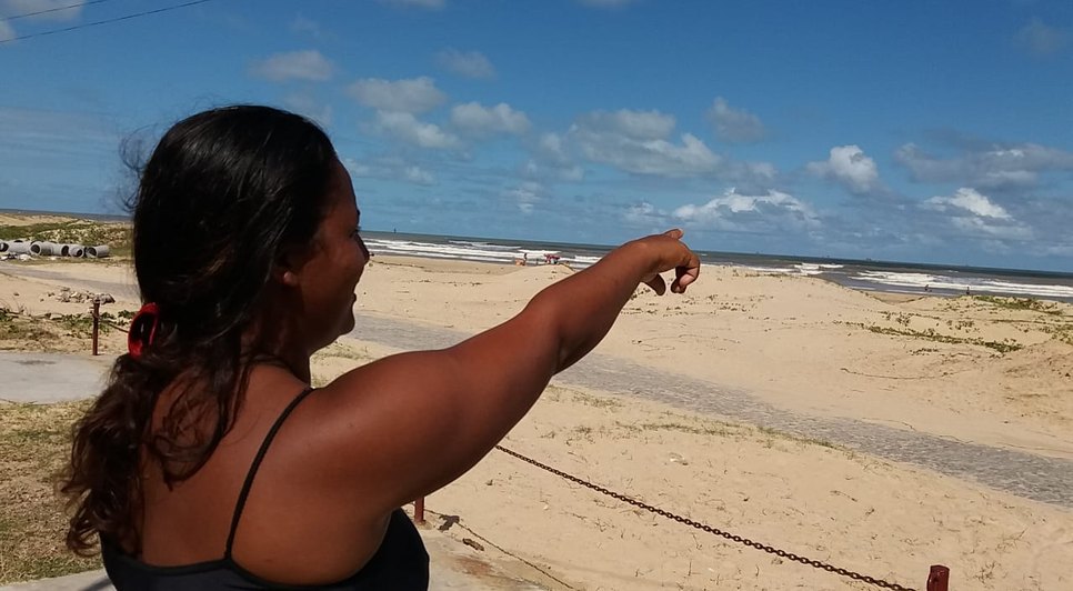 Suposto acidente de avião na Praia da Costa / Foto: Leonardo Barreto/TV Atalaia