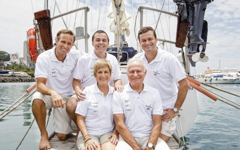 Família Schurmann usa a experiência do mar em terra firme