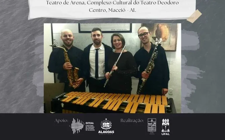 Quarteto Ybyrá realiza apresentação no Teatro de Arena