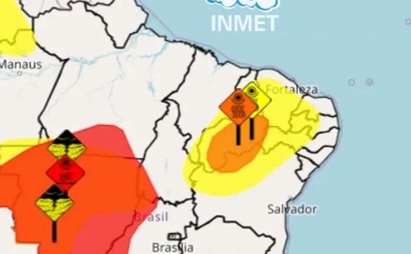 Inmet emite alerta de baixa umidade para municípios alagoanos