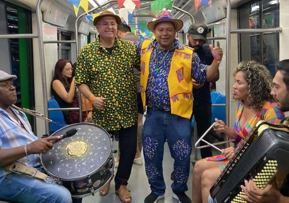 Forró no VLT começa neste sábado (7) e anima os trilhos de Maceió durante todo o mês de junho