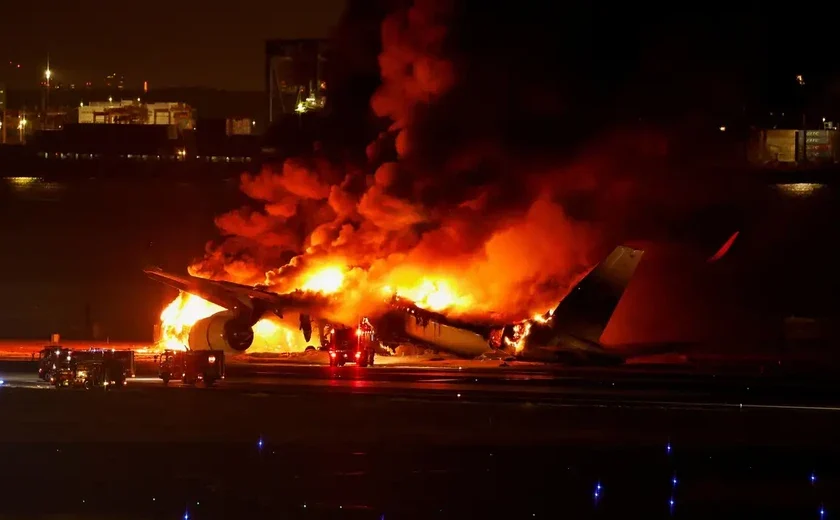 Pilotos da Japan Airlines não viram o avião com o qual colidiram