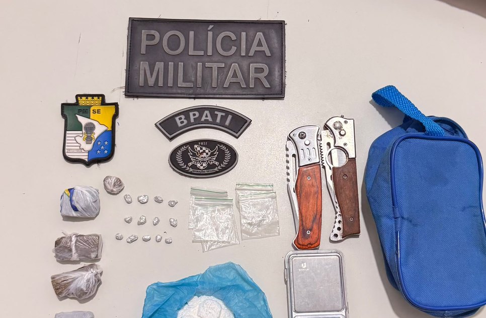 Apreensão de drogas / Foto: PMSE