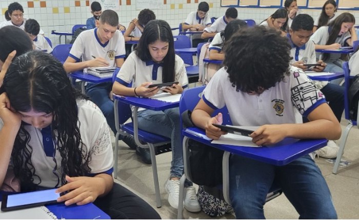 Sala de aula em escola de Arapiraca