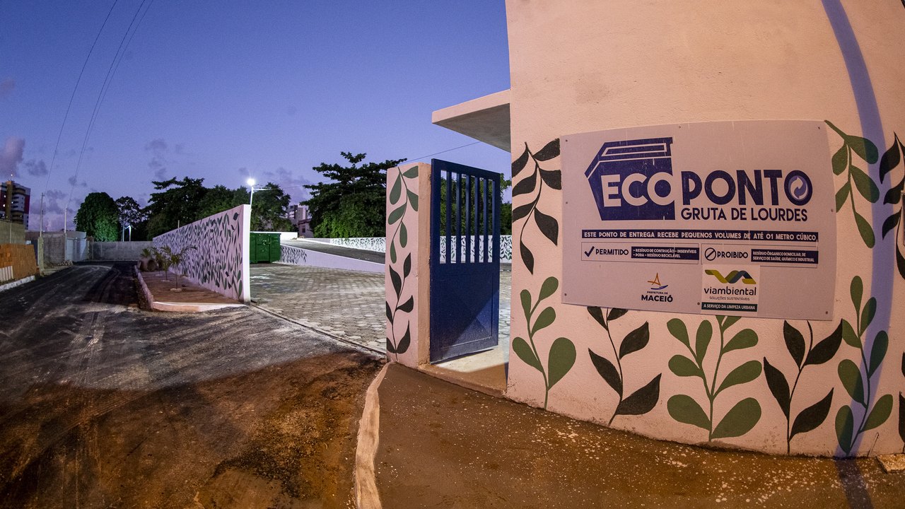 Ecopontos de Maceió fecharão no próximo domingo em virtude do segundo turno das eleições
