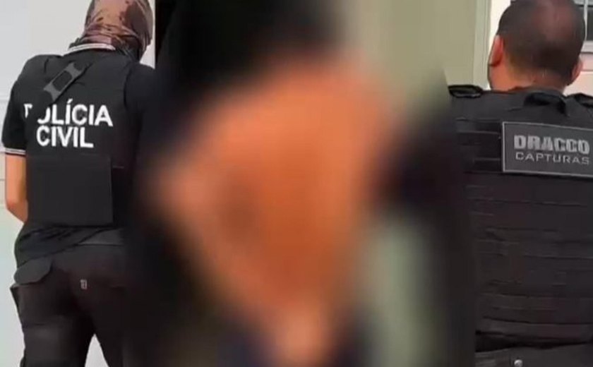 Polícia Civil prende homem suspeito de agredir companheira, em Maceió