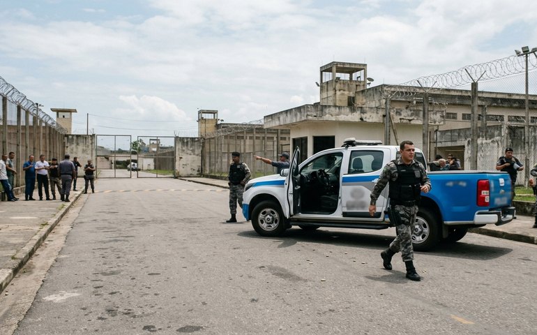 Policial penal foge de revista em Gericinó e agentes disparam para impedir saída