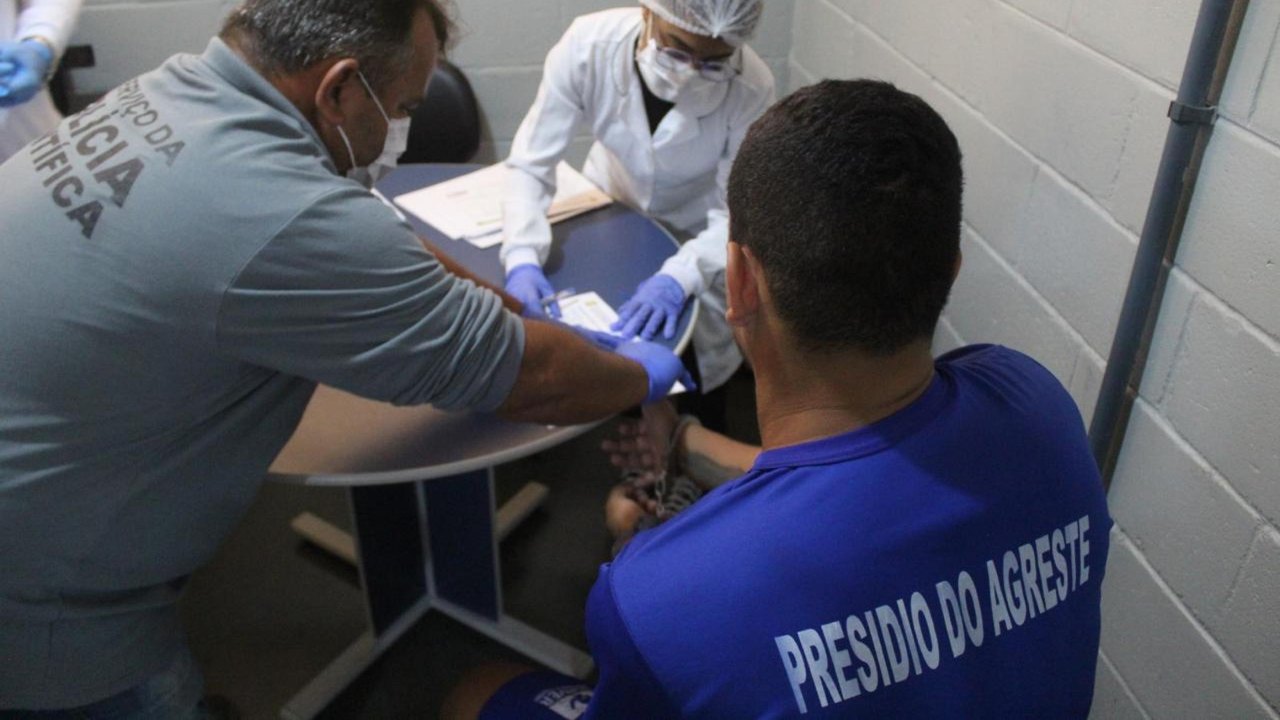Polícia Científica de Alagoas realiza primeira coleta de DNA de 2025 em presídios