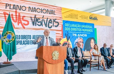 “Estamos tratando das pessoas mais vulneráveis”, diz Lula no lançamento do Plano Ruas Visíveis