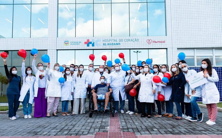 Segundo paciente submetido a transplante renal no Hospital do Coração Alagoano recebe alta