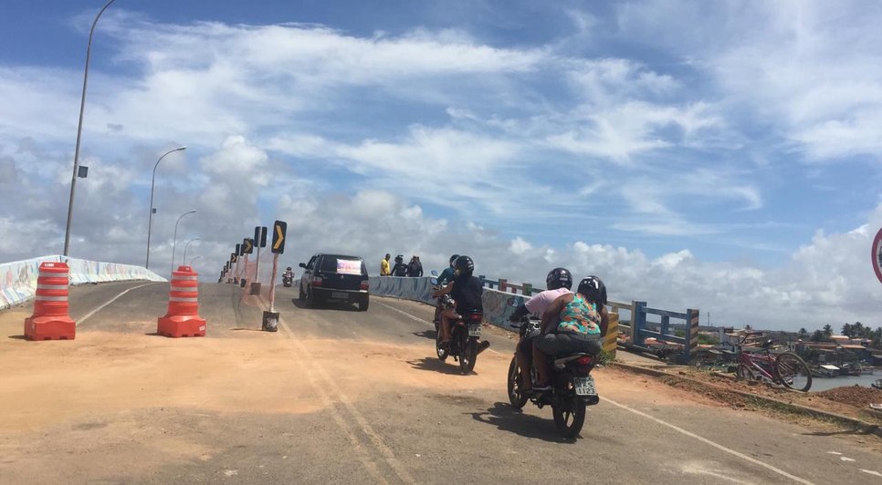 PONTE LIBERADA PIRAMBU BARRA