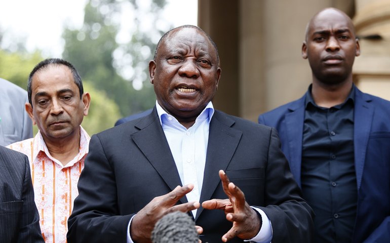 África do Sul anuncia US$ 26 bilhões para enfrentar efeitos do coronavírus