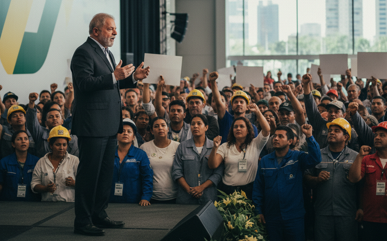 Lula diz que salário mínimo é insuficiente e defende mobilização por reajustes