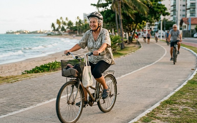 Pedalar na terceira idade? Andar de bicicleta pode aumentar longevidade e dar mais qualidade de vida a idosos, aponta estudo japonês