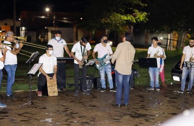 Projeto da Prefeitura de Palmeira leva música às unidades de Saúde em tempos de pandemia