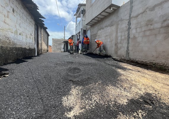 Travessas do Conjunto Bela Vista no Biu recebem pavimentação