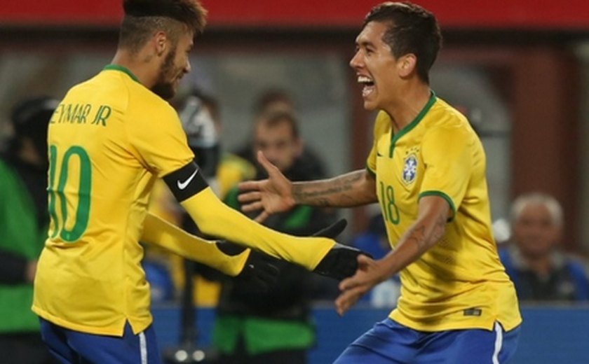 Brasil se salva contra a Áustria com golaço de ex-CRB no final