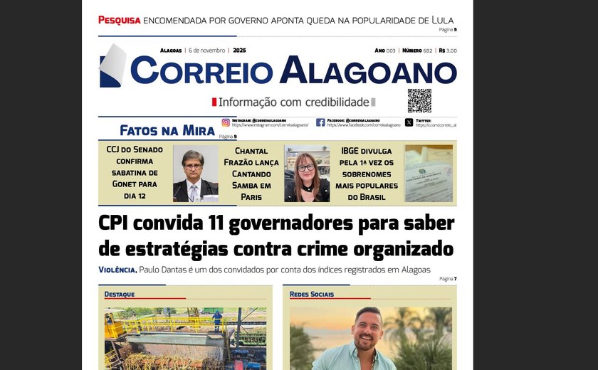 CPI convida 11 governadores para saber de estratégias contra crime organizado