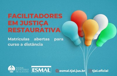 Esmal oferece vagas para capacitação a distância de facilitadores da Justiça Restaurativa