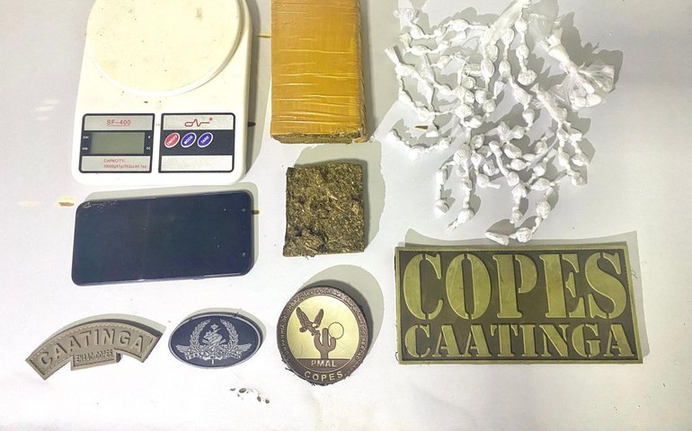Companhia do Sertão da Polícia Militar apreende meio quilo de droga em Olho d’Água do Casado