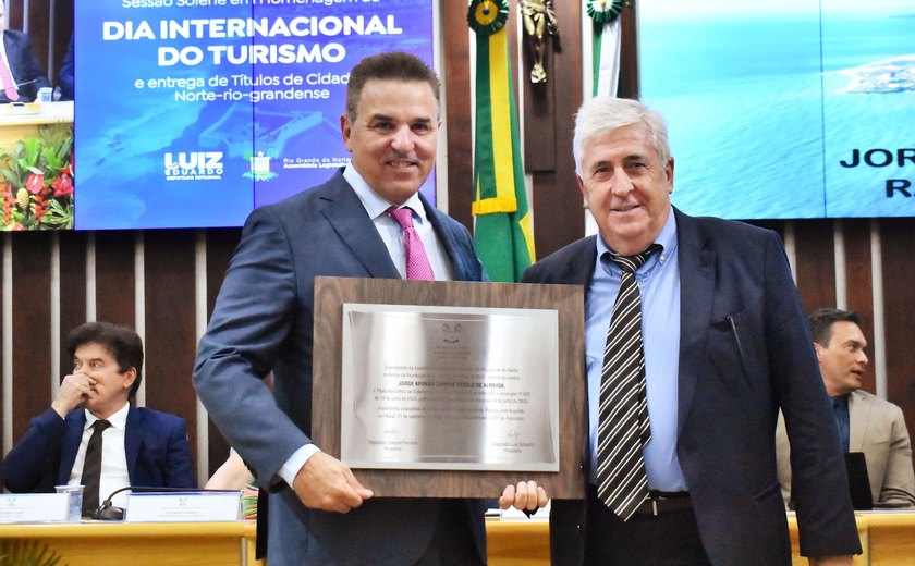 Jorge Rebelo de Almeida, fundador da Vila Galé, recebe título de Cidadão Norte-rio-grandense e Cearense