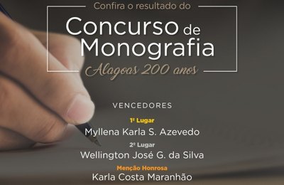 Arquivo Público divulga resultado do concurso Alagoas 200 anos