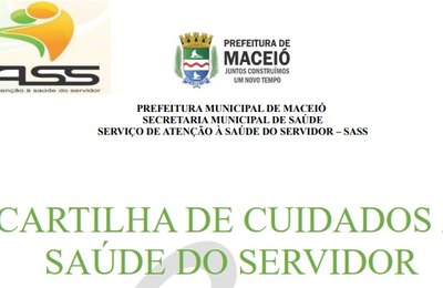 Cartilha orienta servidores sobre cuidados com a saúde durante a pandemia