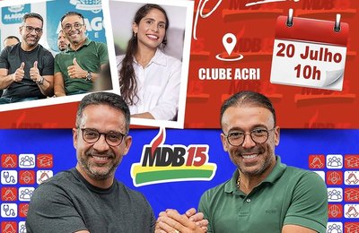 MDB realiza convenção dia 20 em Major Izidoro para homologar candidatura de Theobaldo Cintra à reeleição
