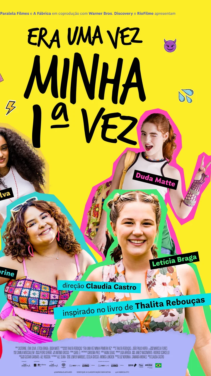 Confira o cartaz e trailer oficiais de 'Era Uma Vez Minha 1ª Vez', adaptação  do livro de Thalita Rebouças