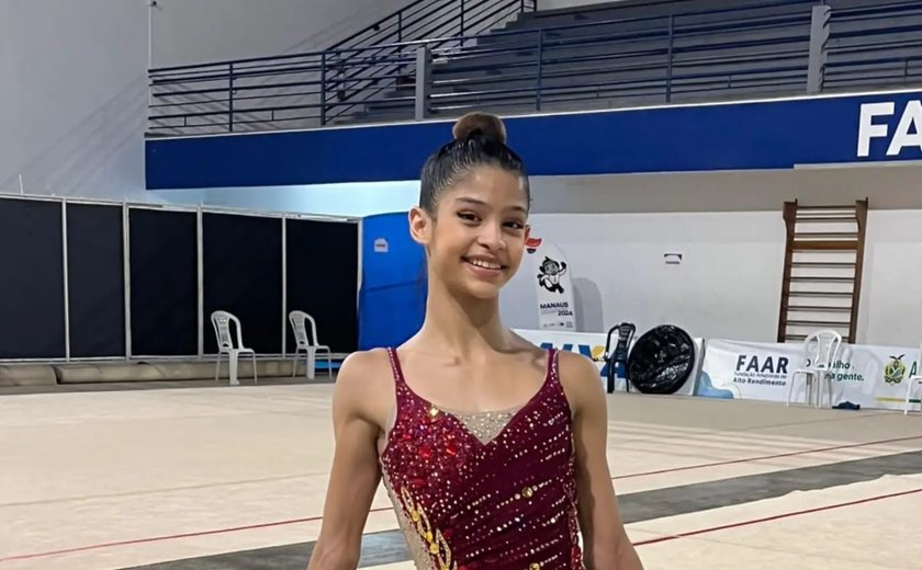 FAEC comemora convocação da alagoana Maria Fernanda para a Seleção Brasileira Juvenil de Ginástica Rítmica