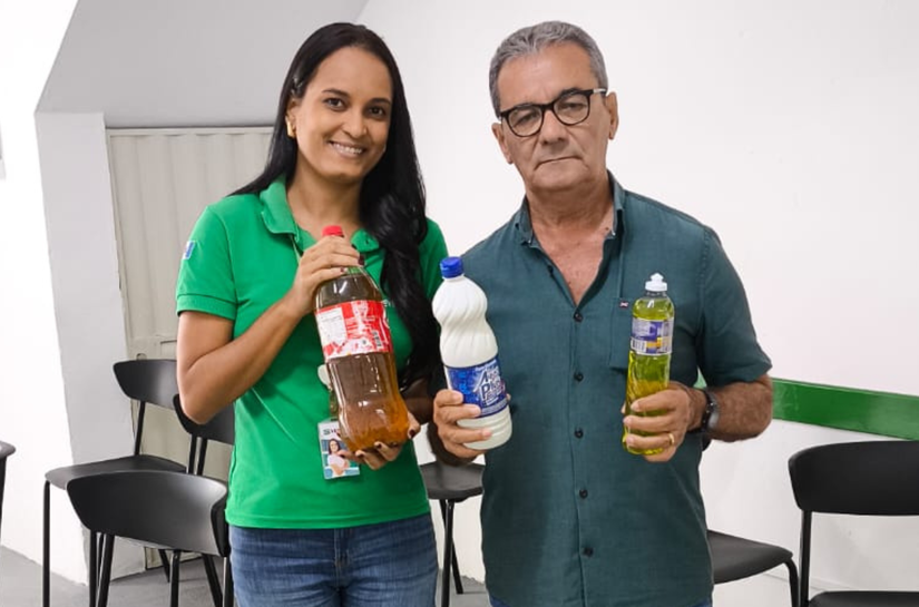 Programa Viver de Renda arrecada mais de 100 litros de óleo usado em Porto Calvo