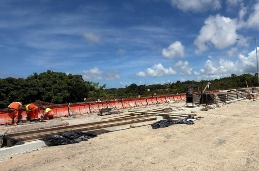 Construção da Linha Verde avança para etapa final Foto: Ascom Seminfra