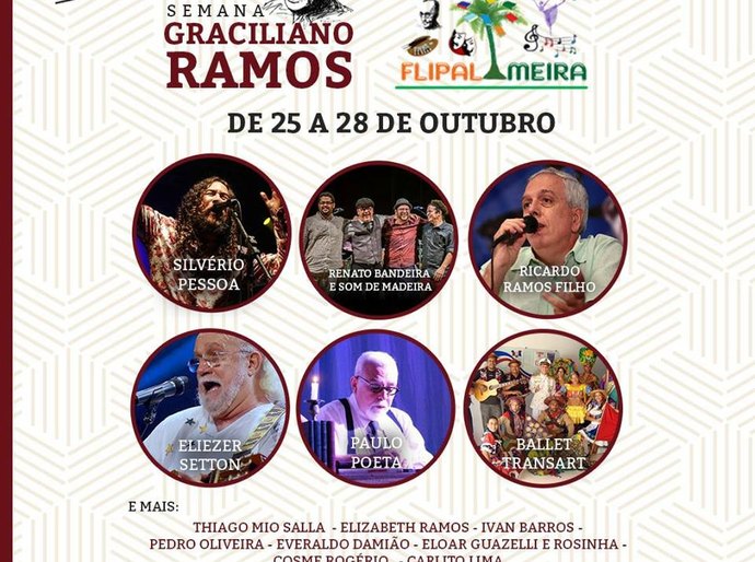 Semana Graciliano Ramos e I FliPalmeira começam hoje em Palmeira dos Índios