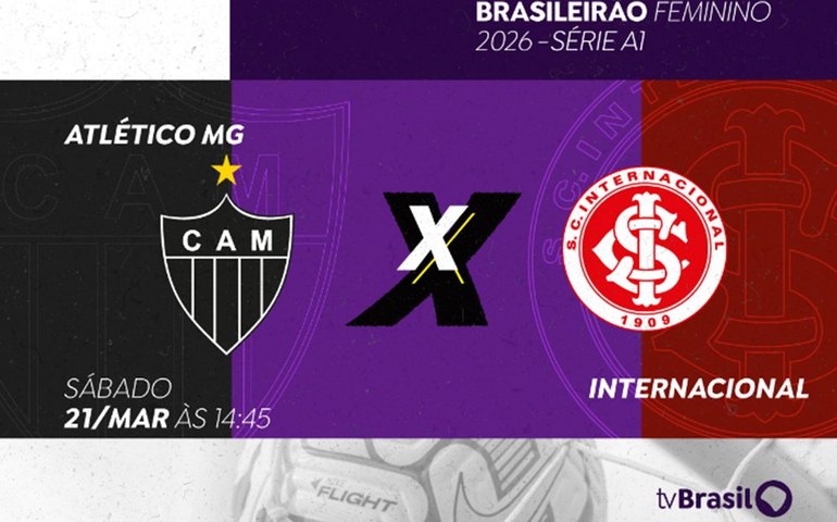 Brasileirão Feminino: TV Brasil exibe Atlético-MG x Inter no sábado
