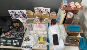 Suspeito de tráfico é preso e mais de seis quilos de drogas são apreendidos em condomínio de Aracaju / Foto: Foto: BPRp/Divulgação